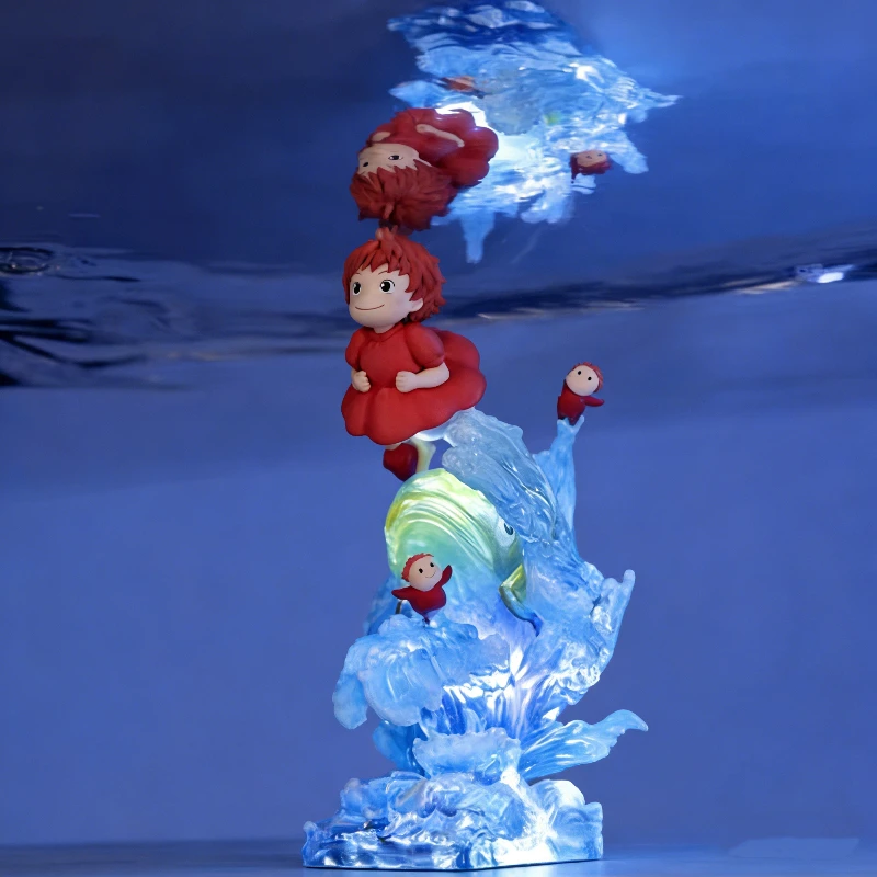 Hayao Miyazaki Healing Style Anime Ponyo Light Up Action Figure Cute Girl Figure Model Toy PC Case Ornament Desktop Decor Gift
Hayao Miyazaki Healing Style Anime Ponyo Light Up Action Figure Cute Girl Figure Model Toy PC Case Ornament Desktop Decor Gift