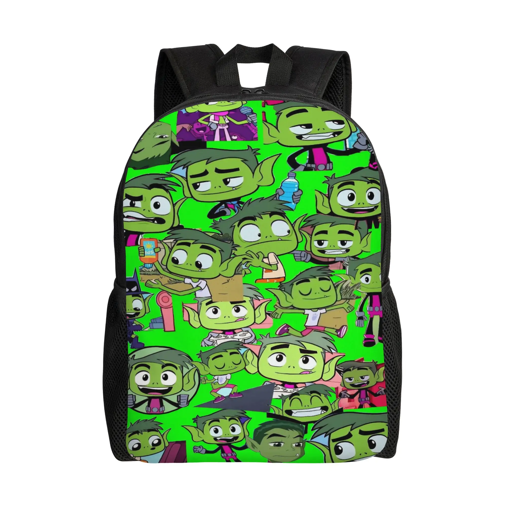 Teens Titans Go Beast Boy Backpack Boy Breathable Backpacks Polyester Style School Bags Daily Colorful Rucksack
Teens Titans Go Beast Boy Backpack Boy Breathable Backpacks Polyester Style School Bags Daily Colorful Rucksack