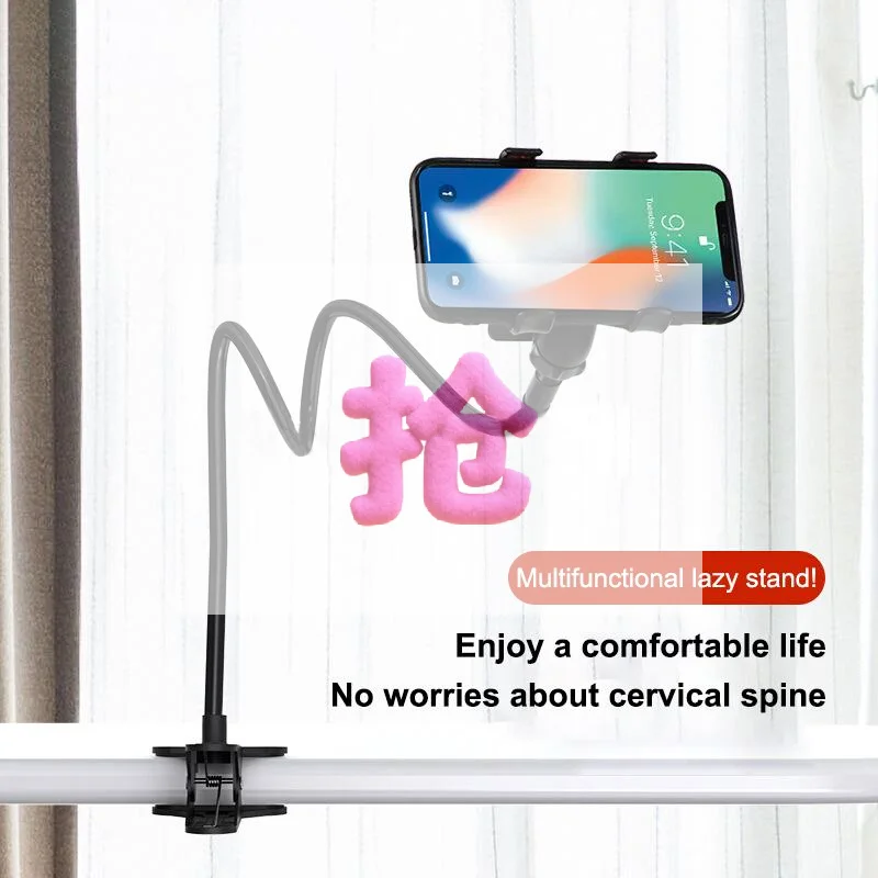 Mobile Phone Holder Flexible Adjustable Cellphone Holder Clip Support Telephone Home Bed Desktop Mount Bracket Smartphone Stand
Mobile Phone Holder Flexible Adjustable Cellphone Holder Clip Support Telephone Home Bed Desktop Mount Bracket Smartphone Stand