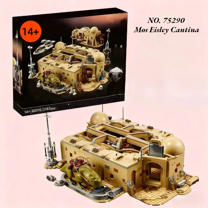 MOC 75290 Mos Eisley Cantina Building Blocks Model Bricks Star Plan 3187PCS Toys For Kids Adults Birthday Christmas Gifts
MOC 75290 Mos Eisley Cantina Building Blocks Model Bricks Star Plan 3187PCS Toys For Kids Adults Birthday Christmas Gifts