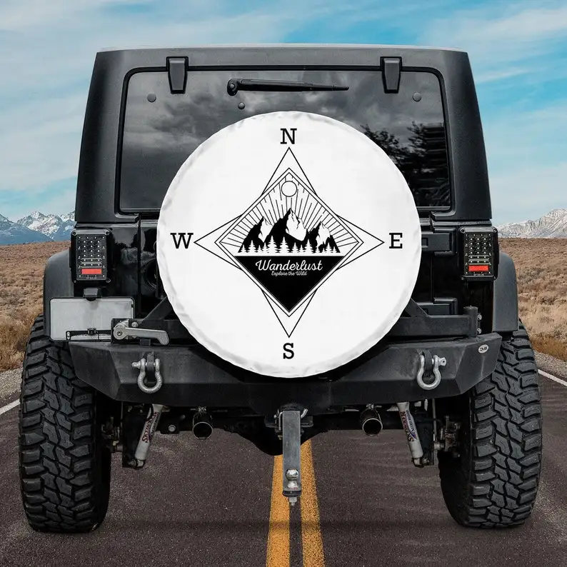 Camper Spare Tire Cover, Wanderlust Explore the Wild Spare Tire Cover With Or Without Backup Camera Hole, Tire Cover Car,Wrangle
Camper Spare Tire Cover, Wanderlust Explore the Wild Spare Tire Cover With Or Without Backup Camera Hole, Tire Cover Car,Wrangle
