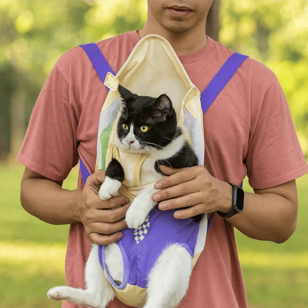 Durable Hands Free Pet Chest Bag Comfortable Adjustable Straps Pet Backpack Soft Large Capacity Pet Shoulder Bag Outdoor Use
Durable Hands Free Pet Chest Bag Comfortable Adjustable Straps Pet Backpack Soft Large Capacity Pet Shoulder Bag Outdoor Use