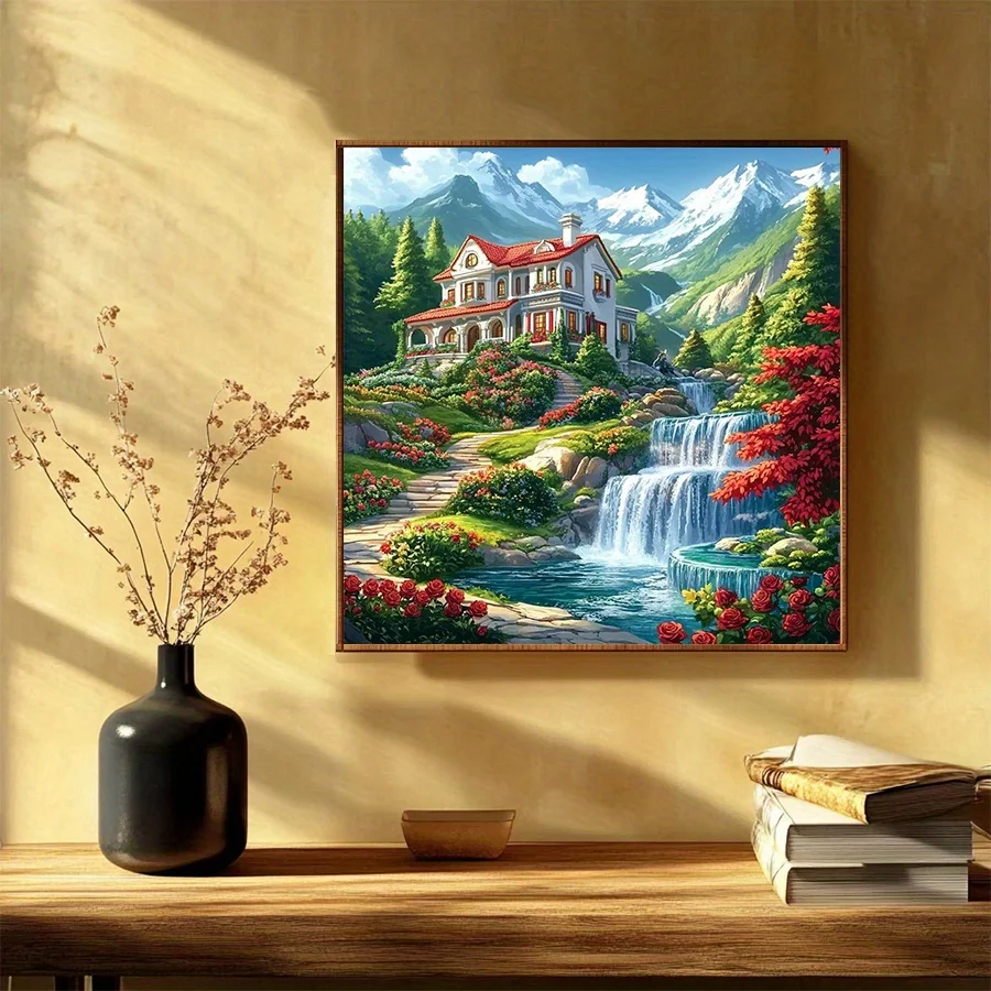 500/1024PCS Jigsaw Puzzles Waterfalls, Villas, Snow Capped Mountains Puzzle Modern Home Decor Leisure and Entertainment
500/1024PCS Jigsaw Puzzles Waterfalls, Villas, Snow Capped Mountains Puzzle Modern Home Decor Leisure and Entertainment