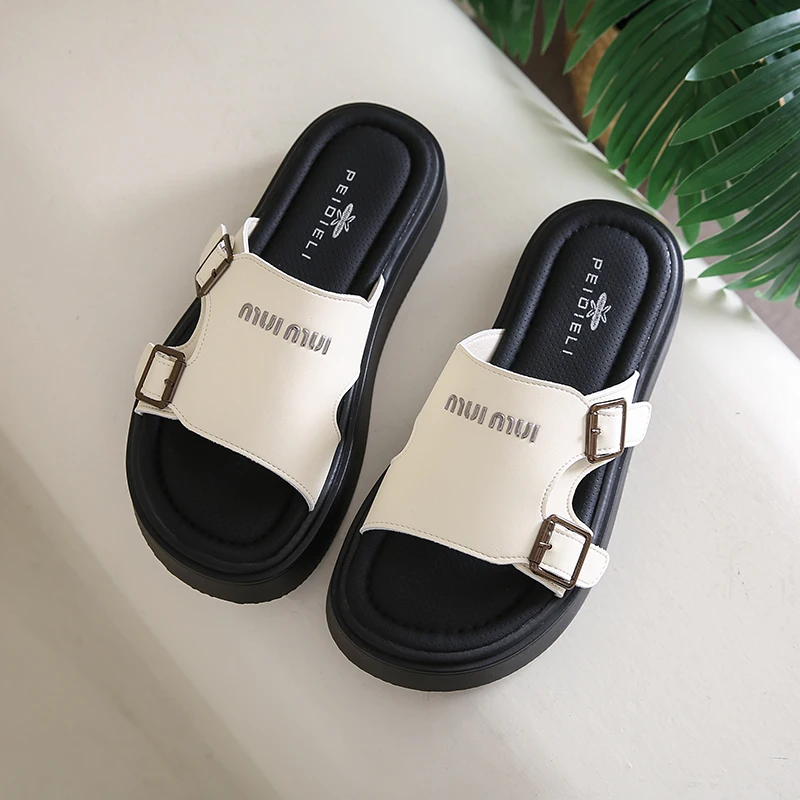 Women's PU Slide Sandals with Non-Slip PVC Sole Height Boost Design Breathable Lining for Summer Daily Comfort
Women's PU Slide Sandals with Non-Slip PVC Sole Height Boost Design Breathable Lining for Summer Daily Comfort