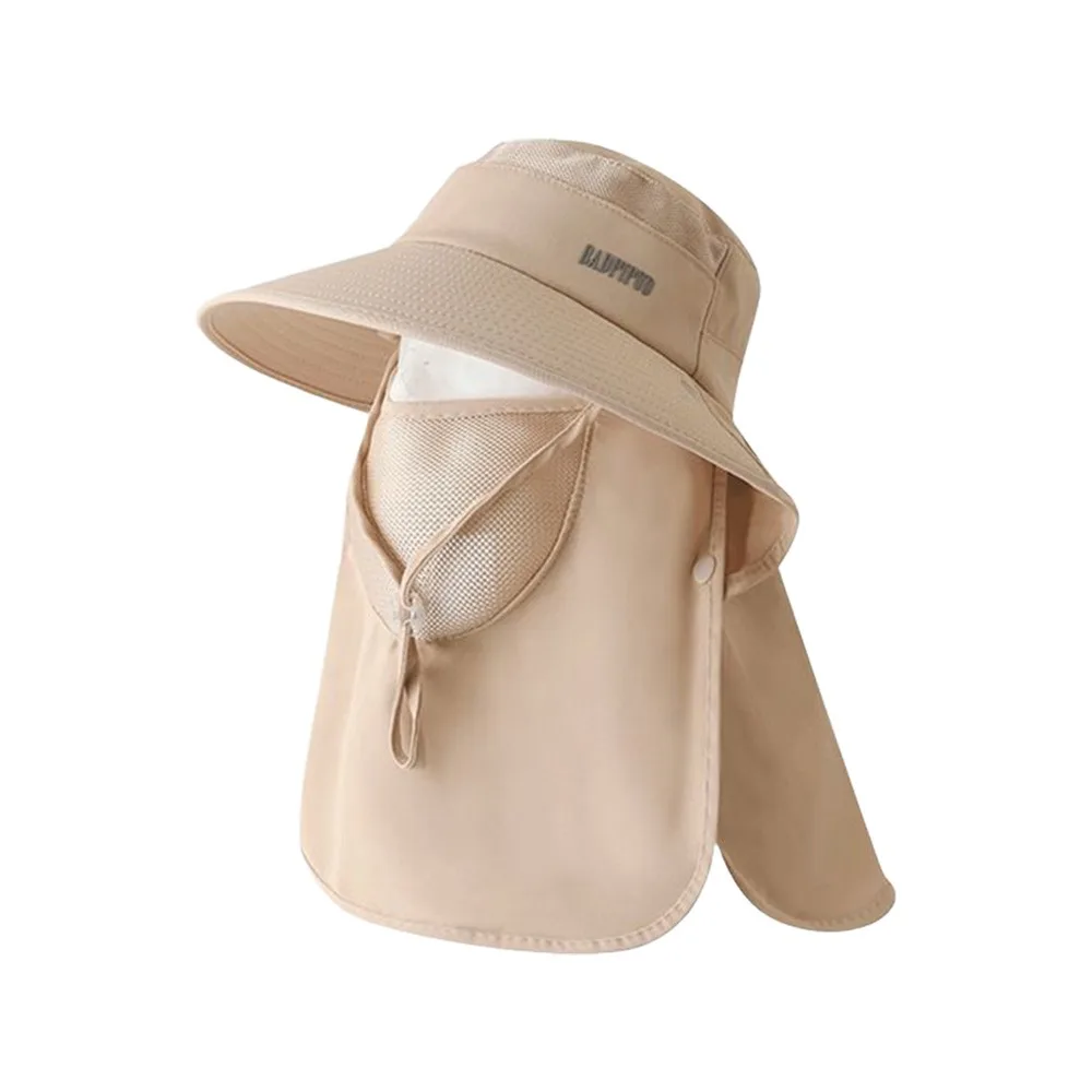 Gifts UV Protection Women's Sun Protection Hat Wide Brim with Face Mask Summer Face Shield Neck Cap Adjustable Hiking Hat
Gifts UV Protection Women's Sun Protection Hat Wide Brim with Face Mask Summer Face Shield Neck Cap Adjustable Hiking Hat