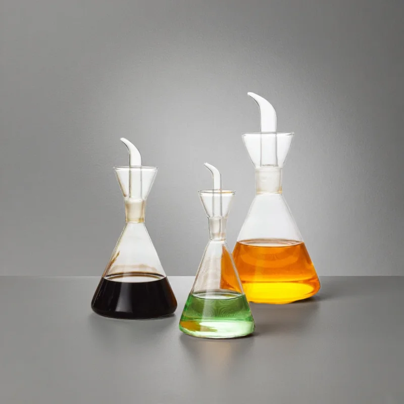 Kitchen Seasoning Oil Bottle, High Borosilicate Glass Material, Leak-proof Oil Vinegar Soy Sauce Storage Pot for Home Use
Kitchen Seasoning Oil Bottle, High Borosilicate Glass Material, Leak-proof Oil Vinegar Soy Sauce Storage Pot for Home Use
