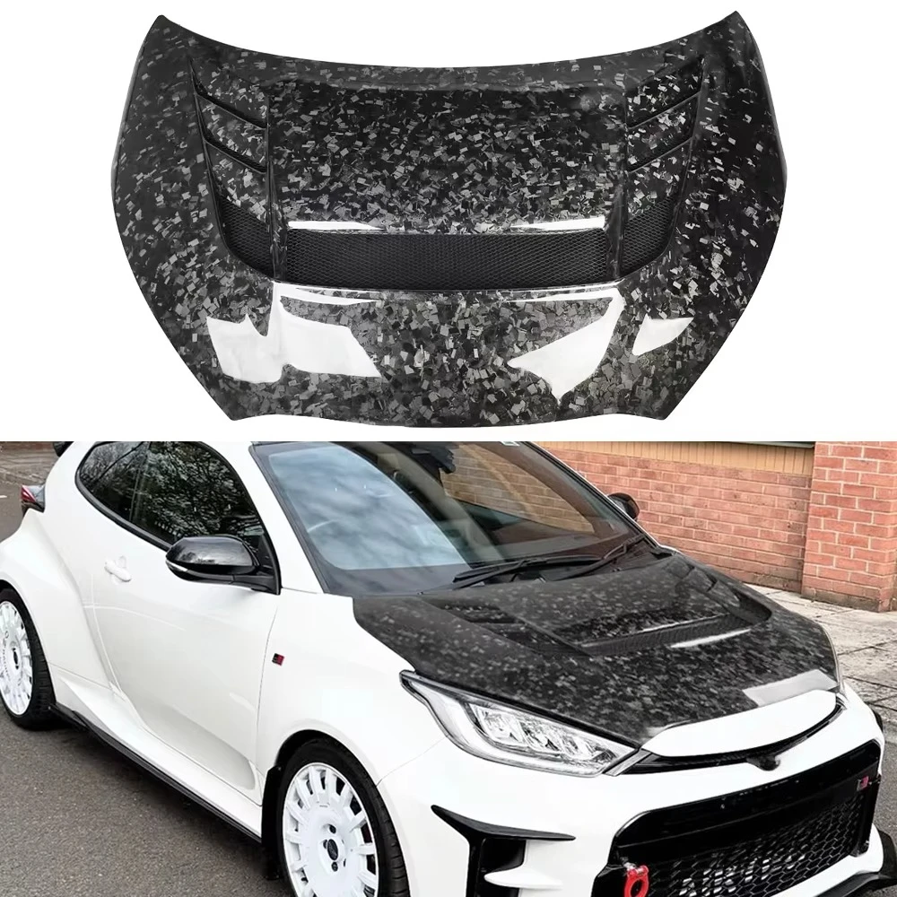 Forged Carbon Fiber V Style Engine Hood for GR YARIS GXPA16 Front Bonnet
Forged Carbon Fiber V Style Engine Hood for GR YARIS GXPA16 Front Bonnet