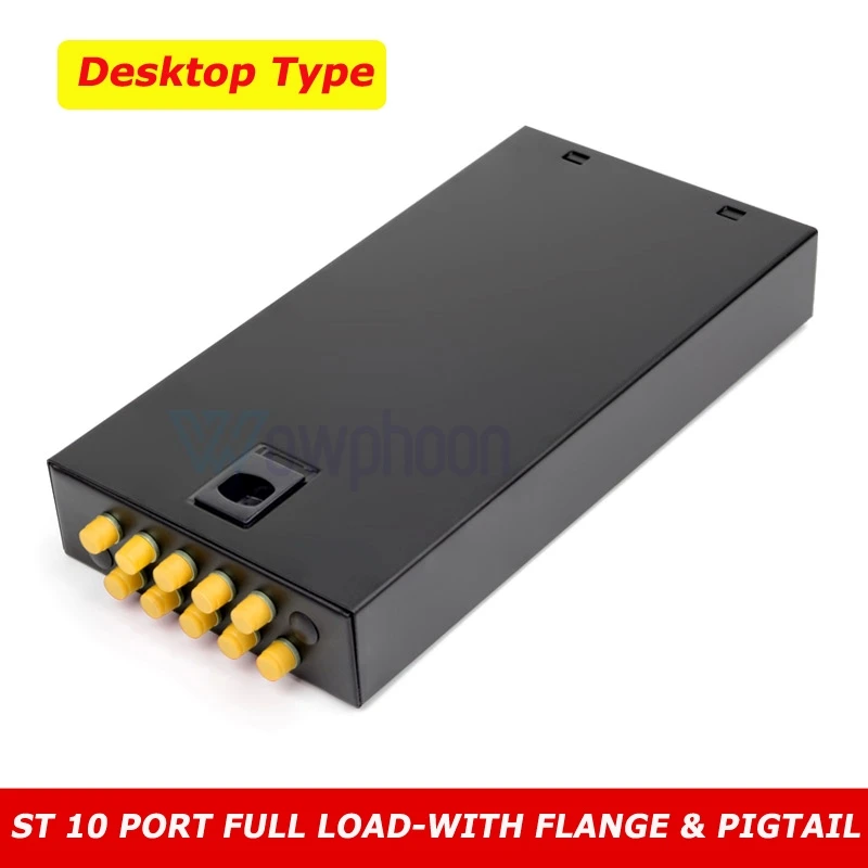 Indoor Metal Wall Mounted Type SM Fiber Optic Patch Panel, Pigtail Adapter, Full Load, SC, FC, ST, LC, APC, UPC, 10 Port DIY
Indoor Metal Wall Mounted Type SM Fiber Optic Patch Panel, Pigtail Adapter, Full Load, SC, FC, ST, LC, APC, UPC, 10 Port DIY