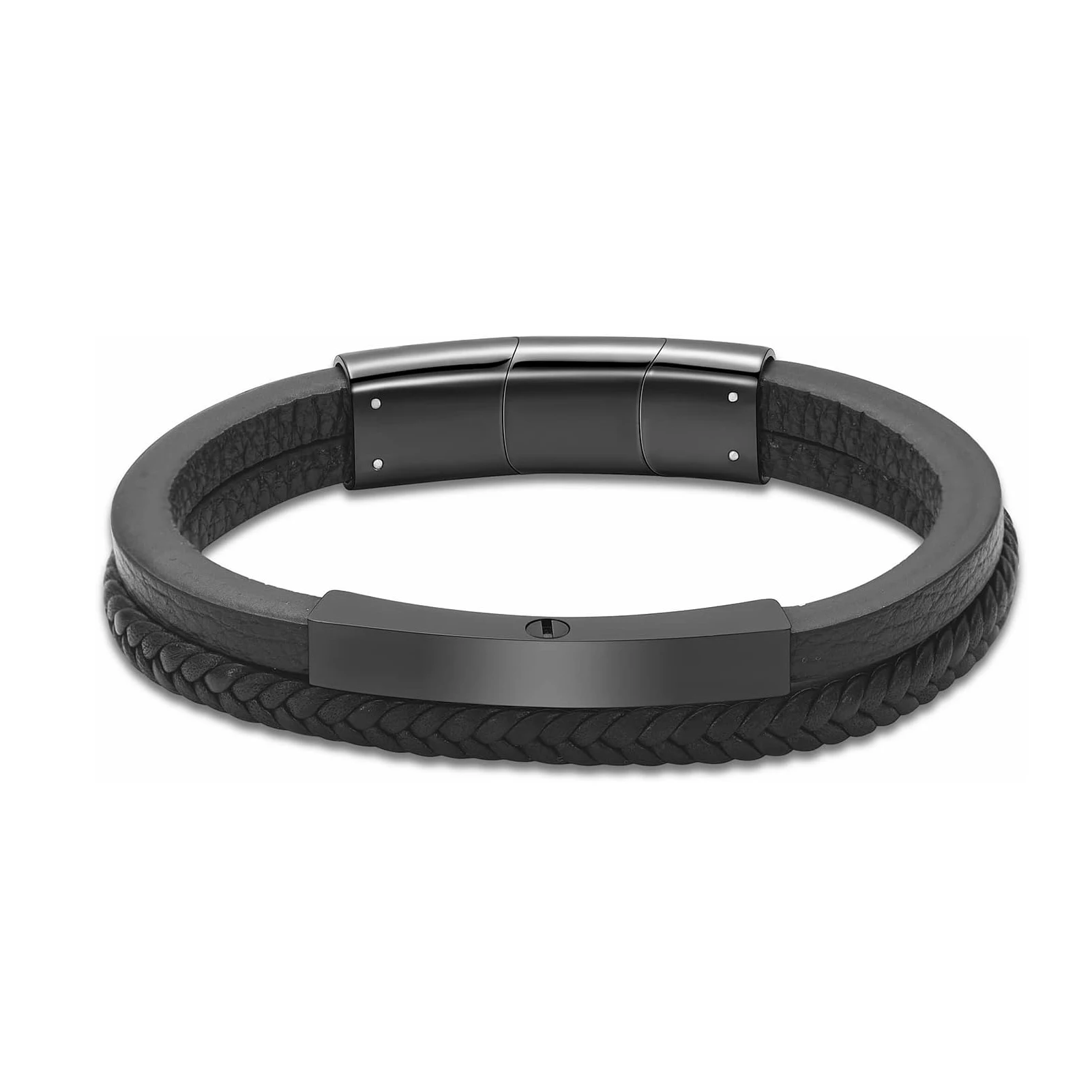 Leather Urn Bracelet for Ahses for Men Cremation Jewelry Keepsake Memorial Ash Bracelet
Leather Urn Bracelet for Ahses for Men Cremation Jewelry Keepsake Memorial Ash Bracelet