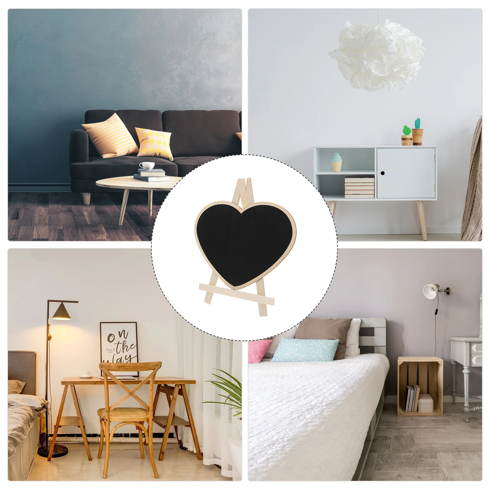 Standing Display Board Heart Shaped Wood Chalkboard For Message Notice Tabletop Decor Mini Blackboard Sign With Stand Desktop
Standing Display Board Heart Shaped Wood Chalkboard For Message Notice Tabletop Decor Mini Blackboard Sign With Stand Desktop