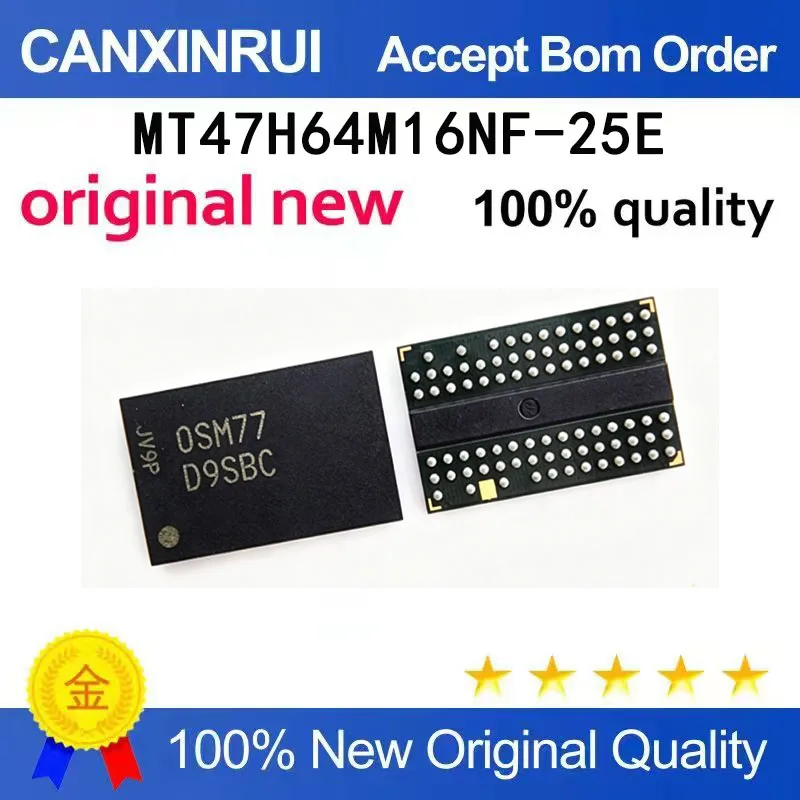 (5-100 pieces)MT47H64M16NF-25E XIT: M Printing Wire D9SBC BAG Spot Chip IC
(5-100 pieces)MT47H64M16NF-25E XIT: M Printing Wire D9SBC BAG Spot Chip IC