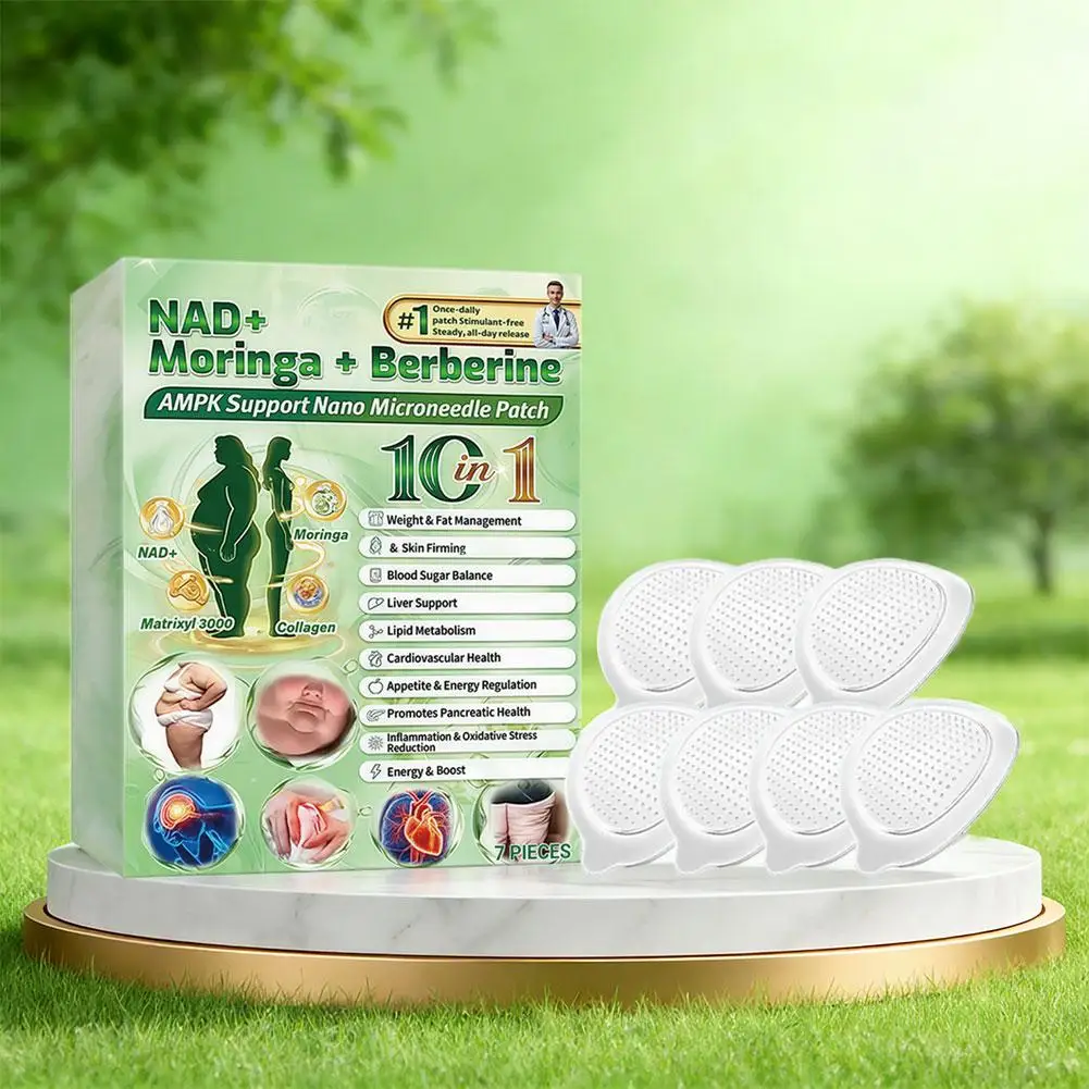 Moringa Infused Microneedle Body Patch Enhances Natural Energy Metabolism Helps Weight Control And Provides Gentle Skin Firming
Moringa Infused Microneedle Body Patch Enhances Natural Energy Metabolism Helps Weight Control And Provides Gentle Skin Firming