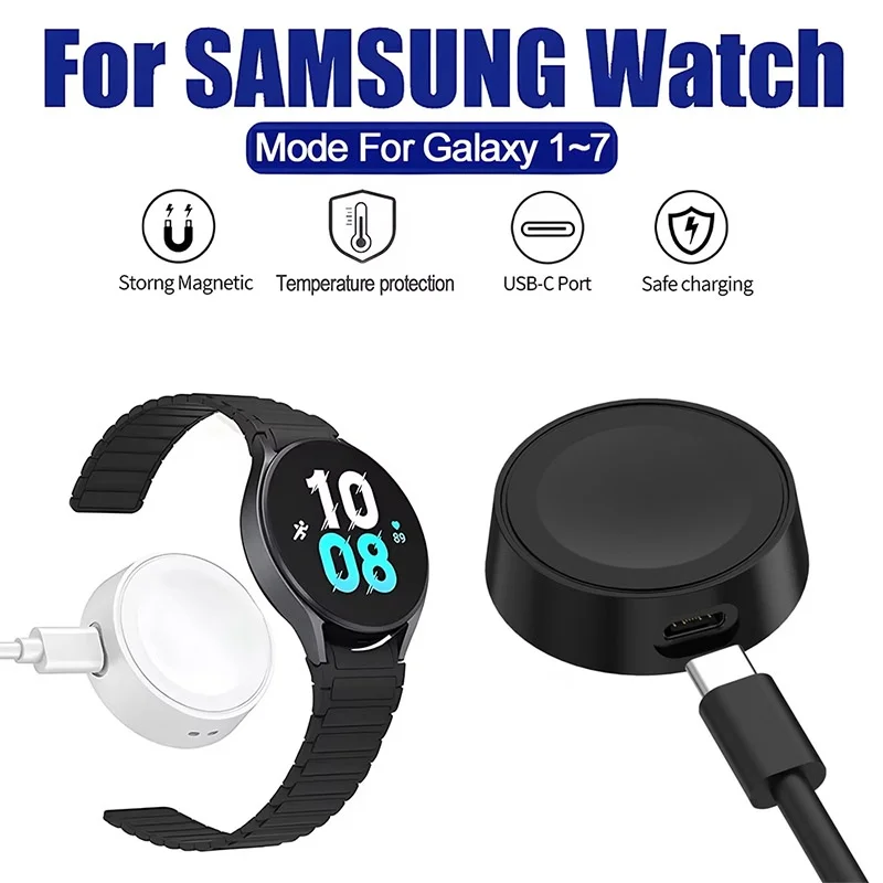 Charging Dock For Samsung Watch 7 Wireless Magnetic Charger Dock Mini Charging For Galaxy Watch 6 5 4 3 Active 2 1 Watch Charger
Charging Dock For Samsung Watch 7 Wireless Magnetic Charger Dock Mini Charging For Galaxy Watch 6 5 4 3 Active 2 1 Watch Charger