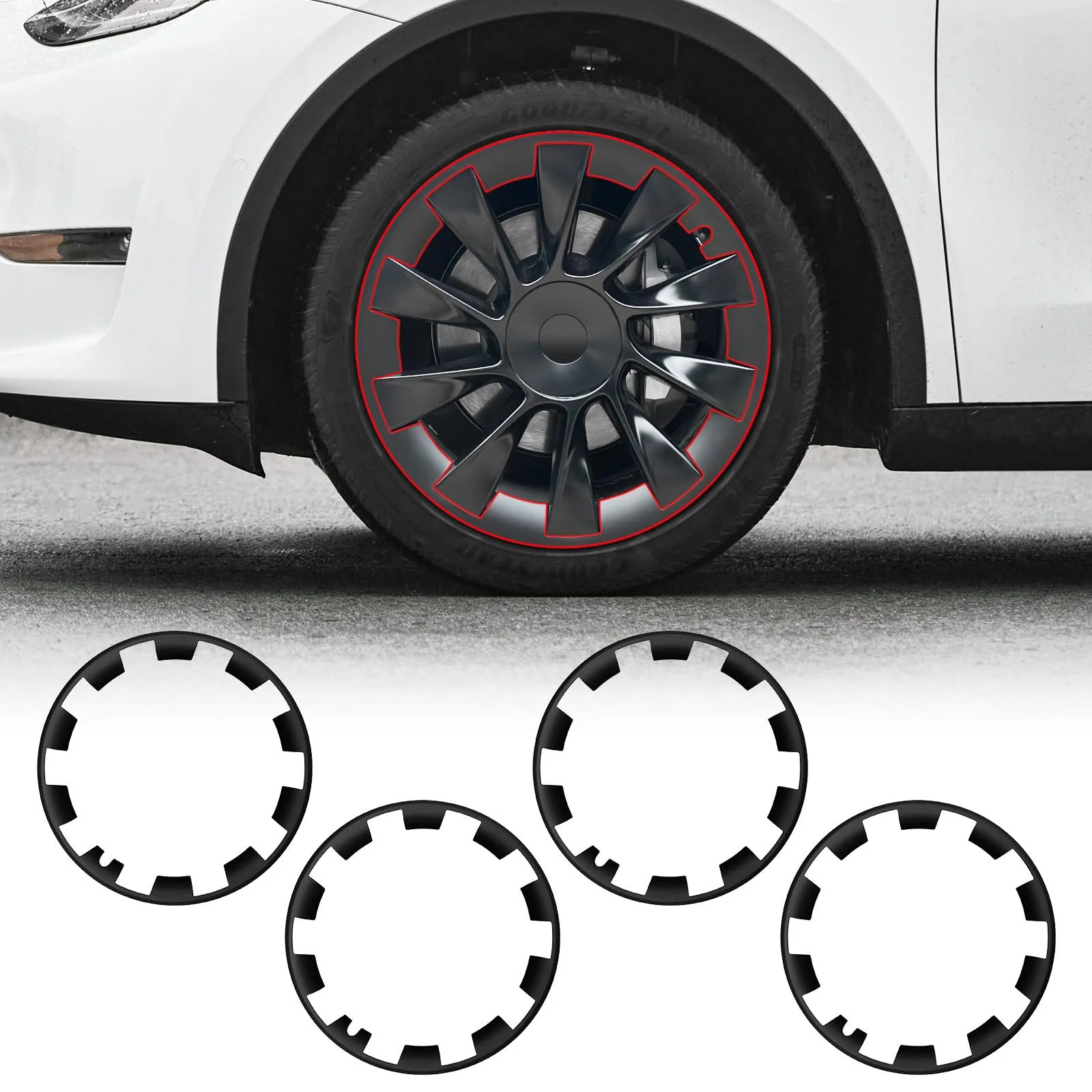 For Tesla Model Y 20 Inches Wheels ABS Rim Guard Rim Car Hubcap Cover Protection Hubcap Patch Scratch Proof Hub Cap Decals
For Tesla Model Y 20 Inches Wheels ABS Rim Guard Rim Car Hubcap Cover Protection Hubcap Patch Scratch Proof Hub Cap Decals