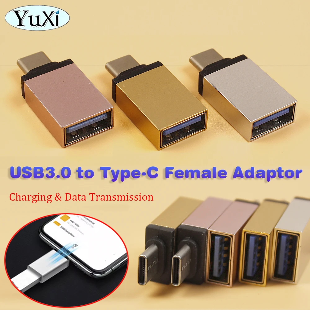 2Pcs USB3.0 Adapter USB C Cable Converter USB3.0 Female to Type-C Male Fast Charging Data Transfer Connector For Phone Laptop
2Pcs USB3.0 Adapter USB C Cable Converter USB3.0 Female to Type-C Male Fast Charging Data Transfer Connector For Phone Laptop