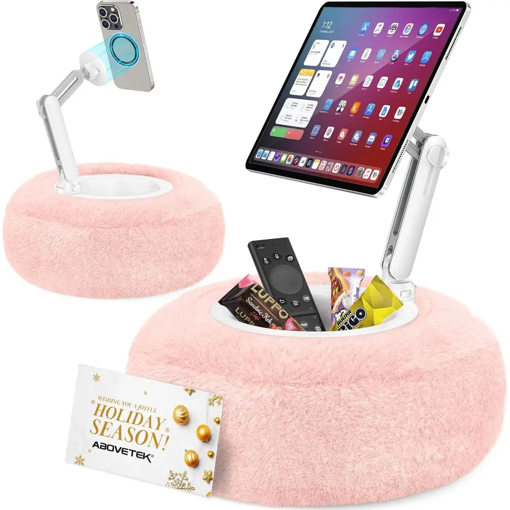 Cozy Reading Pillow with 360° Adjustable Tablet Lap Desk, Perfect for Kindle, iPad, and Snacks (Pink)
Cozy Reading Pillow with 360° Adjustable Tablet Lap Desk, Perfect for Kindle, iPad, and Snacks (Pink)