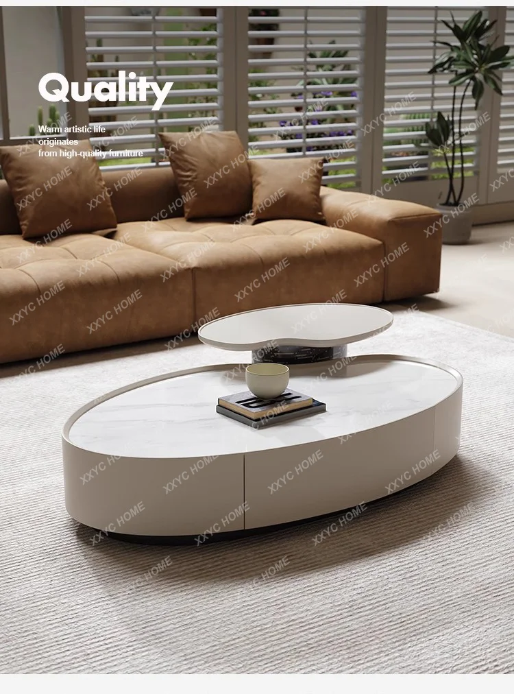 coffee table combination modern simple living room light luxury creative tea table
coffee table combination modern simple living room light luxury creative tea table