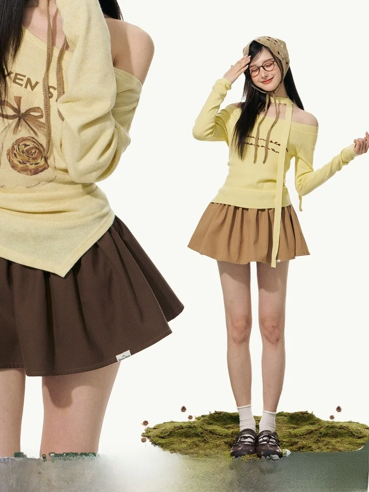 Юбка ELEVEN SP цвета хаки с завязками, А-силуэт, женская летняя повседневная юбка с высокой талией для студенток и девушек
Юбка ELEVEN SP цвета хаки с завязками, А-силуэт, женская летняя повседневная юбка с высокой талией для студенток и девушек