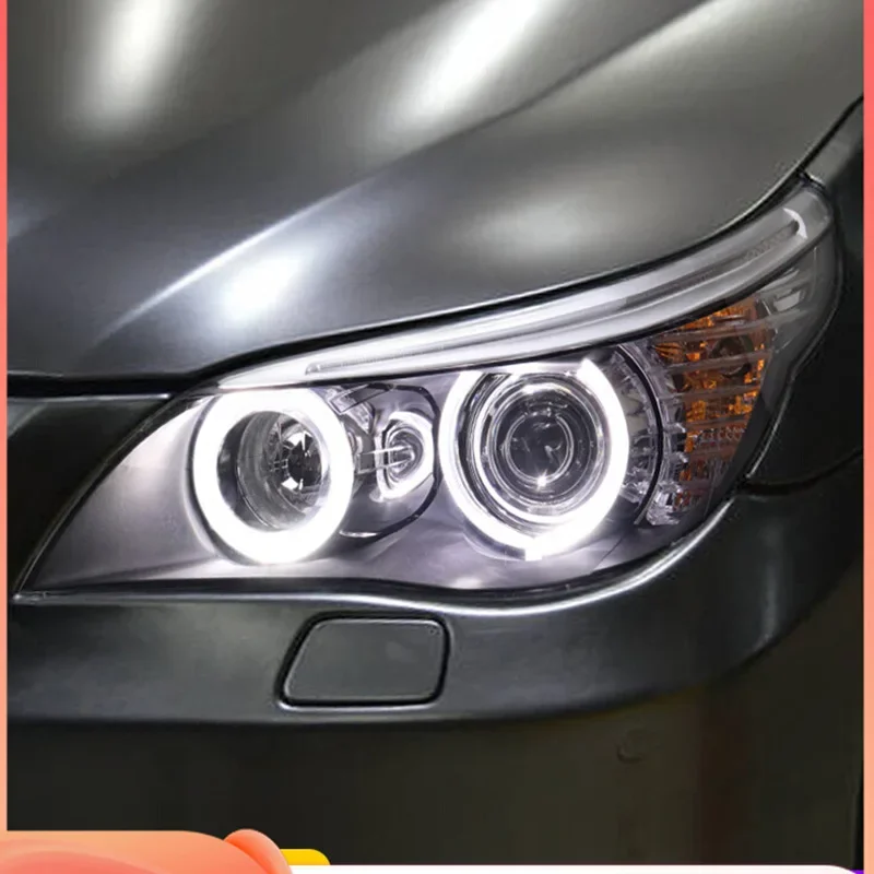 Car Accessories head lamp For BMW 5 Series E60 Headlight assembly 2003-2010 LED Headlight DRL Angel Eye Projector Lens Beam
Car Accessories head lamp For BMW 5 Series E60 Headlight assembly 2003-2010 LED Headlight DRL Angel Eye Projector Lens Beam