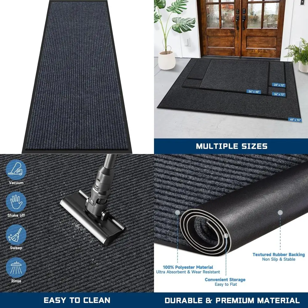 Прочный входной коврик 2х6 футов, коммерческого класса, водонепроницаемый, низкопрофильный, легко чистится
Прочный входной коврик 2х6 футов, коммерческого класса, водонепроницаемый, низкопрофильный, легко чистится