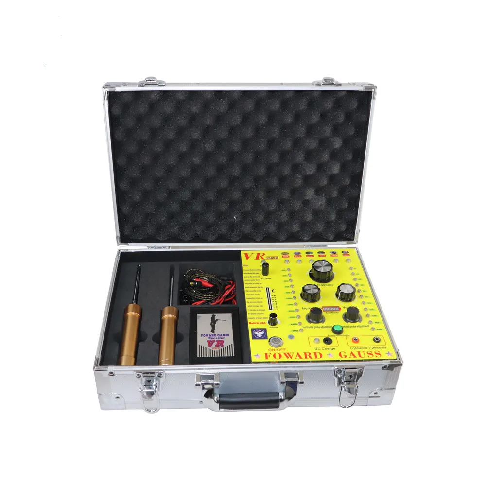 VR15000 Professional Gold Detector Ultrasonic Long Range 50m Depth Diamond Treasure Hunting Device
