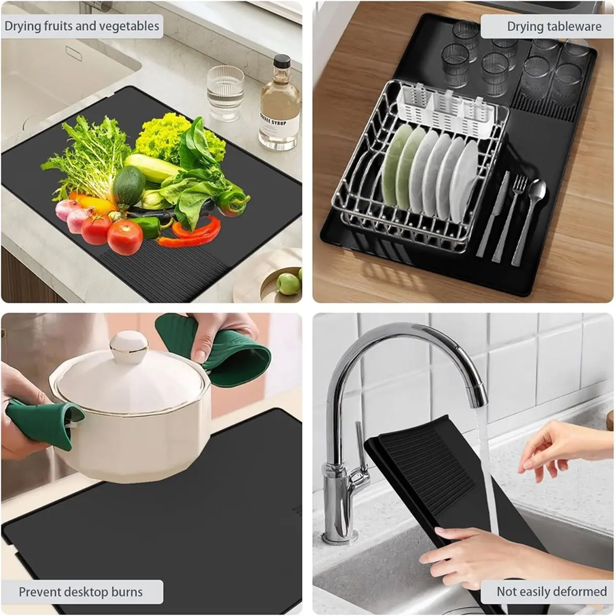 Качественный силиконовый коврик для кофемашины и кухонной зоны: подставка под кофеварку, тампер, чашки, сушилка для посуды, противоскользящий, термостойкий
Качественный силиконовый коврик для кофемашины и кухонной зоны: подставка под кофеварку, тампер, чашки, сушилка для посуды, противоскользящий, термостойкий