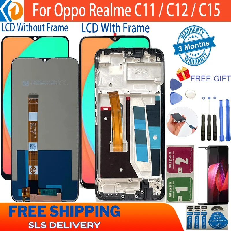 For OPPO A15 A15S A35 2020 Realme C11 C12 2020 LCD Display Screen With Frame Display Touch Screen
For OPPO A15 A15S A35 2020 Realme C11 C12 2020 LCD Display Screen With Frame Display Touch Screen