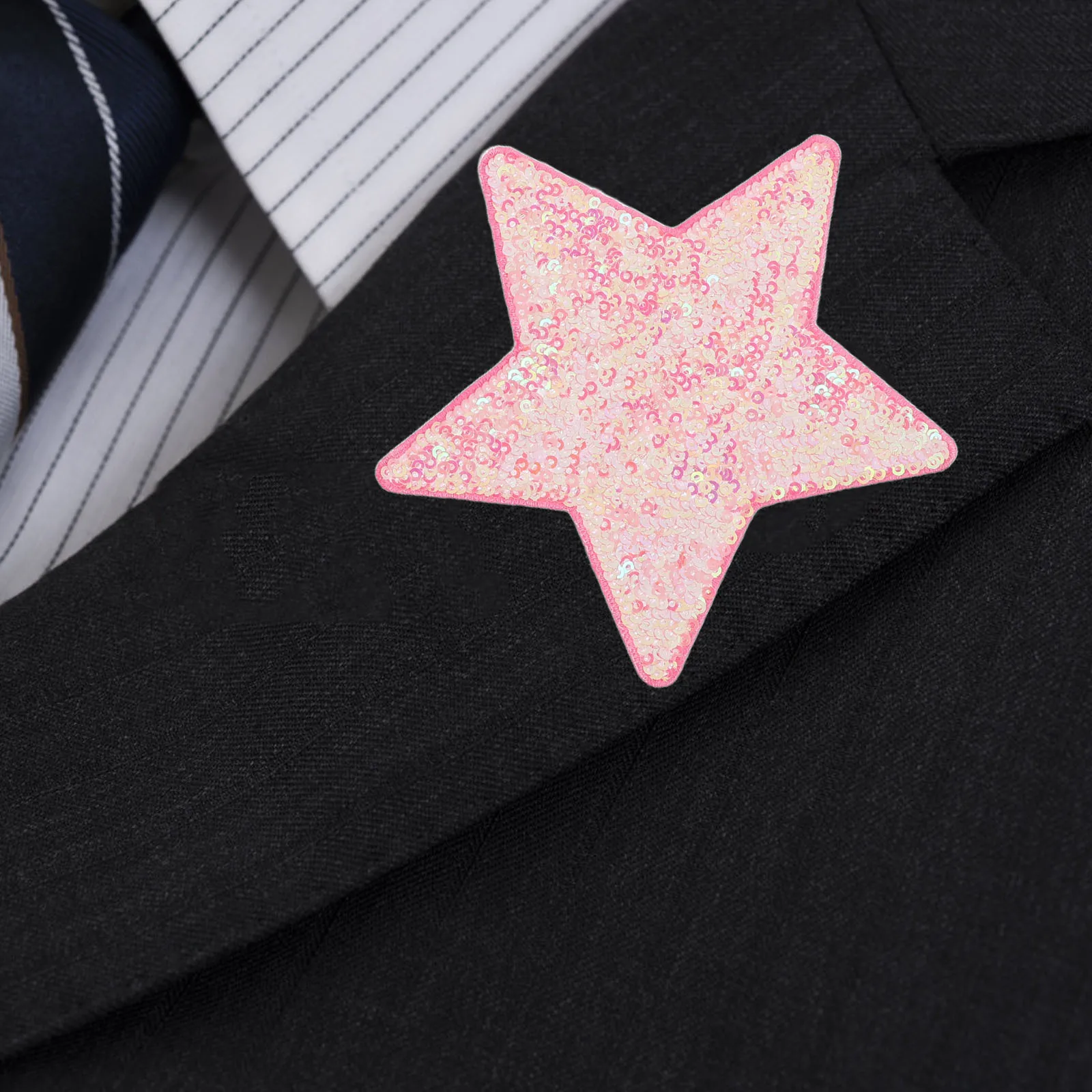4Pcs Star Sequin Embroidered Patches Adhesive Appliques for DIY Clothes Jackets Bags Decoration Patch Decoration
4Pcs Star Sequin Embroidered Patches Adhesive Appliques for DIY Clothes Jackets Bags Decoration Patch Decoration