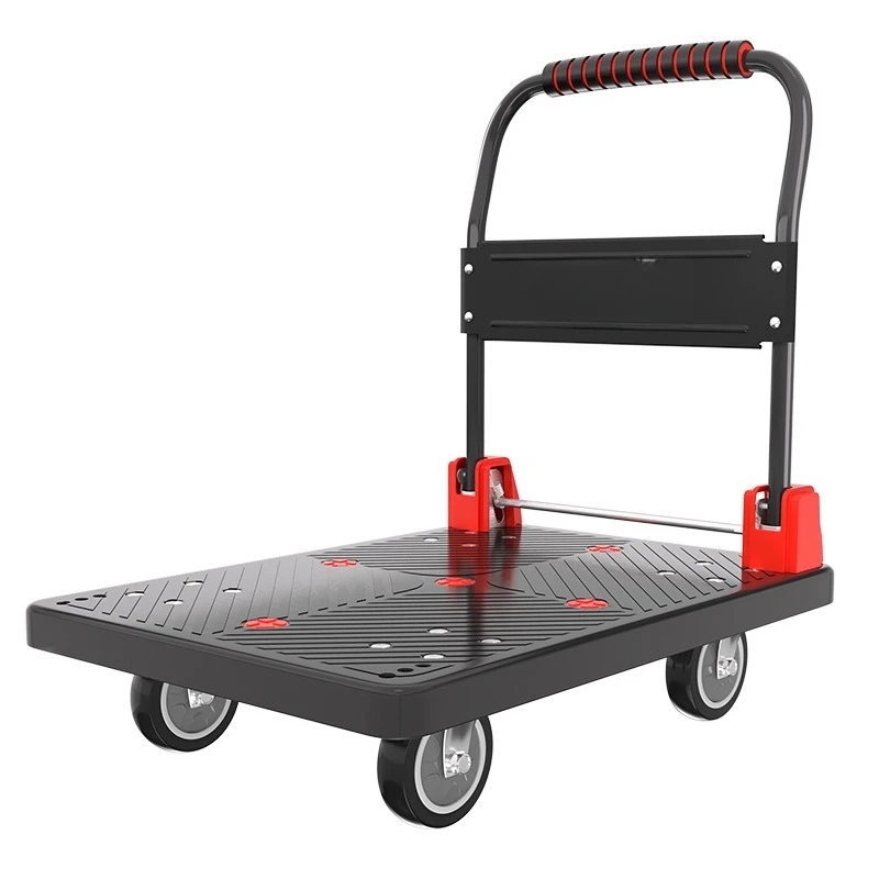 Portable folding trolley, logistics warehouse, cargo handling trailer, flatbed truck
Portable folding trolley, logistics warehouse, cargo handling trailer, flatbed truck