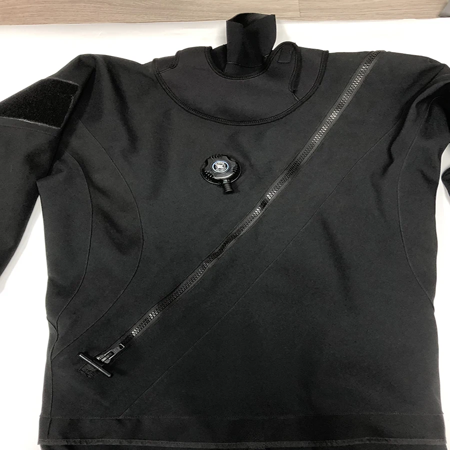 DIVESTAR Plus Size Breathable Tri-Laminate Kayak Drysuit With Metal Or Plastic Zipper Pullers Latex Neck Waterproof Features
DIVESTAR Plus Size Breathable Tri-Laminate Kayak Drysuit With Metal Or Plastic Zipper Pullers Latex Neck Waterproof Features