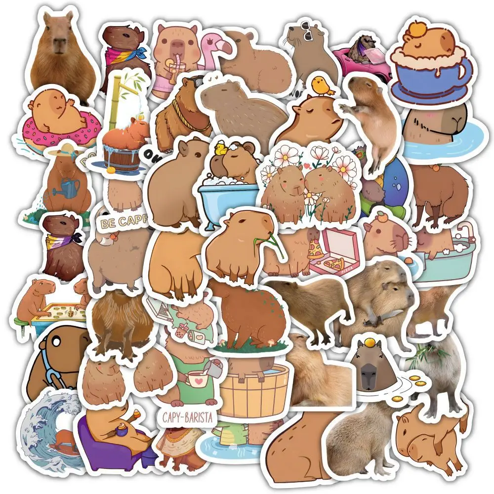 10/60PCS Kawaii Capybara Stickers Cute Animal Cartoon Decals DIY Decoration Laptop Guitar Car Bike Skateboard Sticker Kids Toys
10/60PCS Kawaii Capybara Stickers Cute Animal Cartoon Decals DIY Decoration Laptop Guitar Car Bike Skateboard Sticker Kids Toys