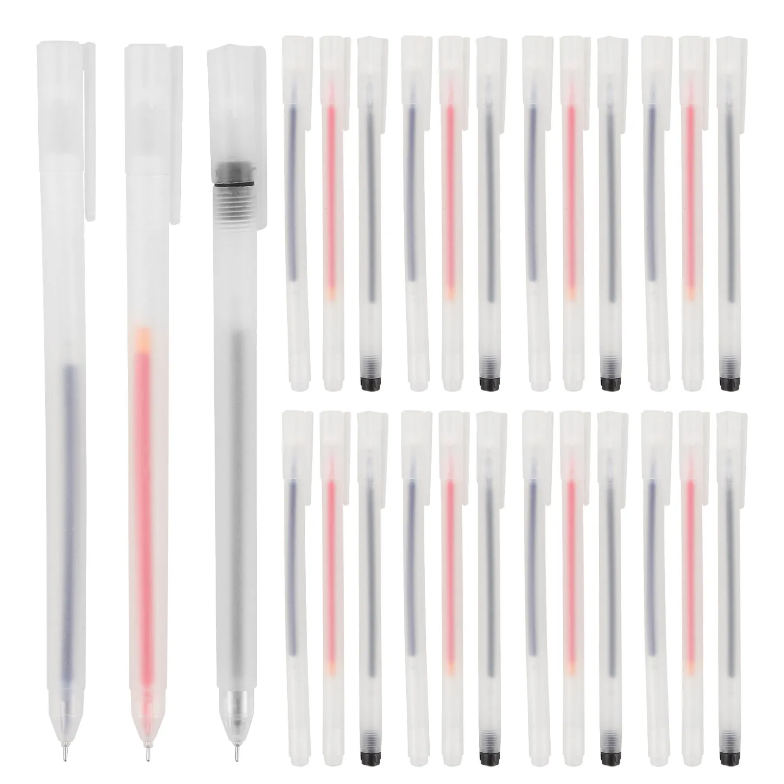 30Pcs Gel Pens Fine Tip Daily Use Writing Accessory Portable Sign Pens Stationery Office Business Multi Function Gift
30Pcs Gel Pens Fine Tip Daily Use Writing Accessory Portable Sign Pens Stationery Office Business Multi Function Gift