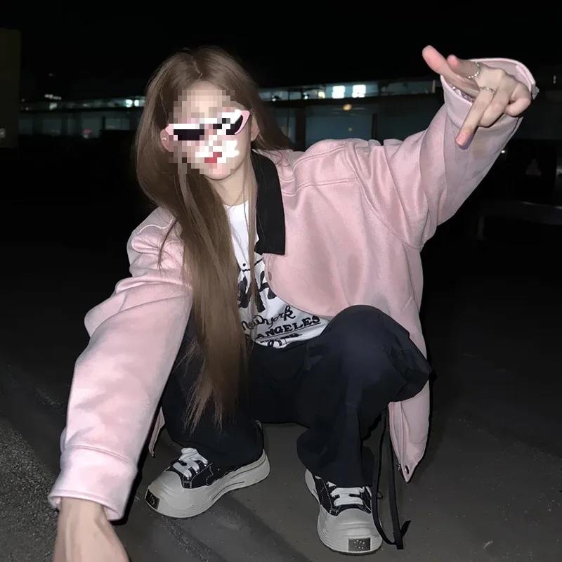 Бейсбольные куртки для спортзала, женские весенние вышивки, элемент в консервативном стиле, на кнопках, тонкие тканые вязаные подростковые удобные тканевые повседневные куртки Y2K
Бейсбольные куртки для спортзала, женские весенние вышивки, элемент в консервативном стиле, на кнопках, тонкие тканые вязаные подростковые удобные тканевые повседневные куртки Y2K