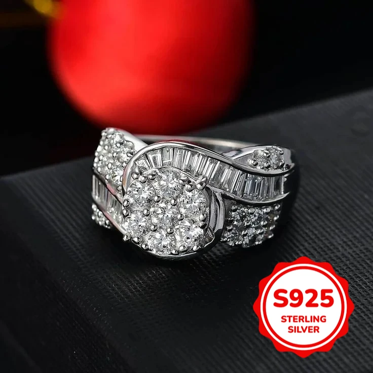 Модное и персонализированное женское кольцо на палец из серебра S925 с круглым круглым синтетическим цирконом и полным бриллиантом
Модное и персонализированное женское кольцо на палец из серебра S925 с круглым круглым синтетическим цирконом и полным бриллиантом