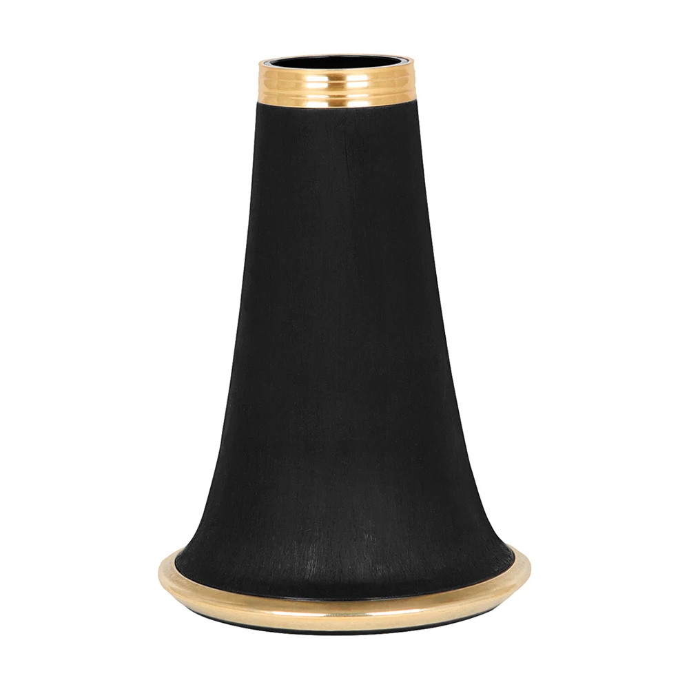 M MBAT Clarinet Bell With Gold Rim B Flat Black Bakelite Hornpipe Replacement Parts For Blackwind Gumwood Woodwind Accessories
M MBAT Clarinet Bell With Gold Rim B Flat Black Bakelite Hornpipe Replacement Parts For Blackwind Gumwood Woodwind Accessories