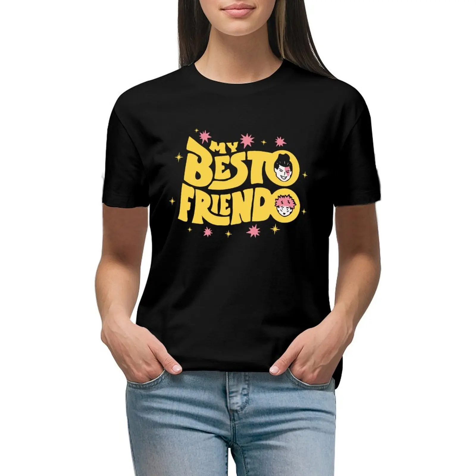 My Besto Friendo Gojo Geto Satosugu T-shirt vintage clothes summer tops tees womans clothing
My Besto Friendo Gojo Geto Satosugu T-shirt vintage clothes summer tops tees womans clothing