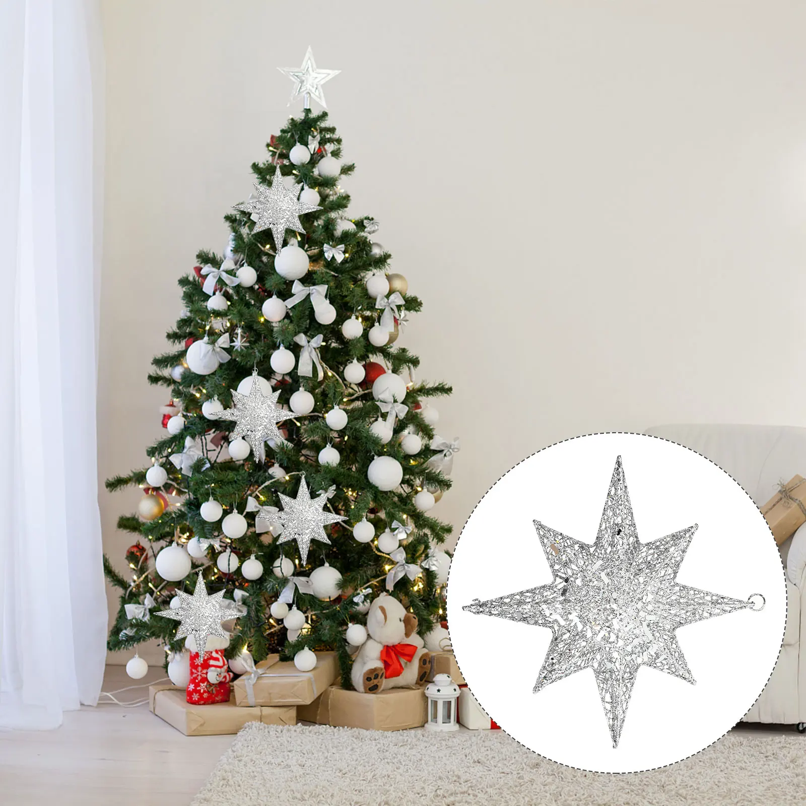 1Pcs Iron Christmas Tree Decoration Pendant Lightweight Hanging Ornament for Home Hotel Mall Xmas Adornment
1Pcs Iron Christmas Tree Decoration Pendant Lightweight Hanging Ornament for Home Hotel Mall Xmas Adornment