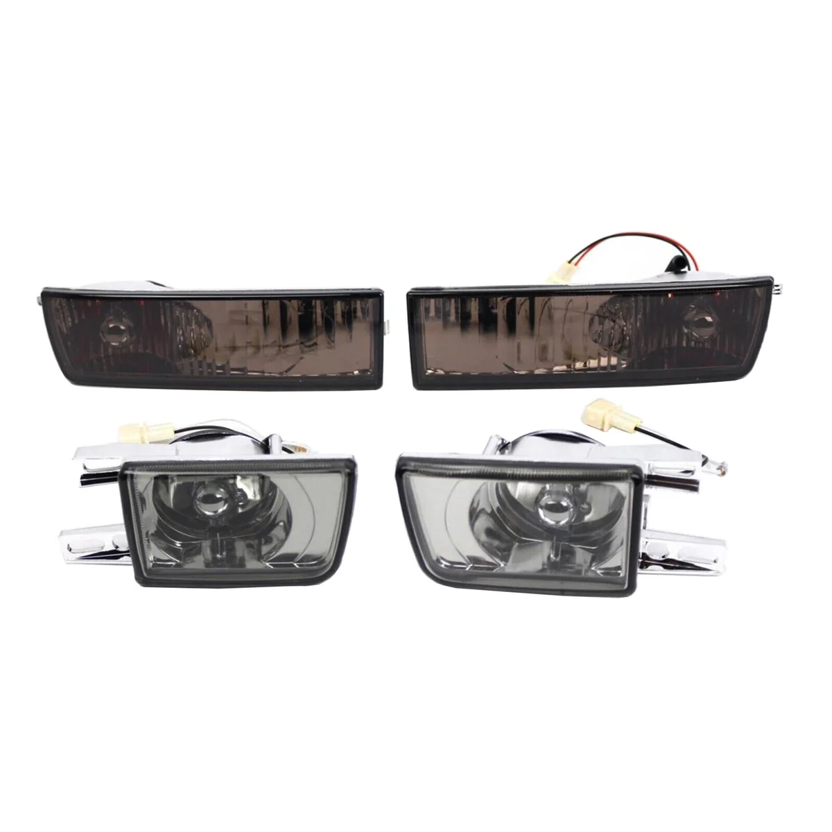 1Set/4Pcs Car Front Bumper Fog Light+Turn Signal Lamp for VW Jetta MK3 Golf 1993-1998 Smoked Lens Foglight Corner Signal
1Set/4Pcs Car Front Bumper Fog Light+Turn Signal Lamp for VW Jetta MK3 Golf 1993-1998 Smoked Lens Foglight Corner Signal