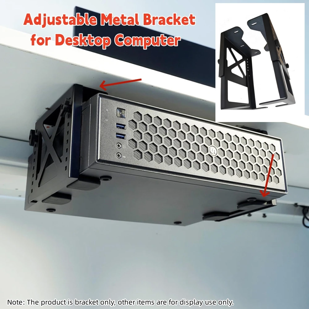 Adjustable Metal Stand for Desktop Computer NAS CPU Server Mounting Bracket Accessories
Adjustable Metal Stand for Desktop Computer NAS CPU Server Mounting Bracket Accessories