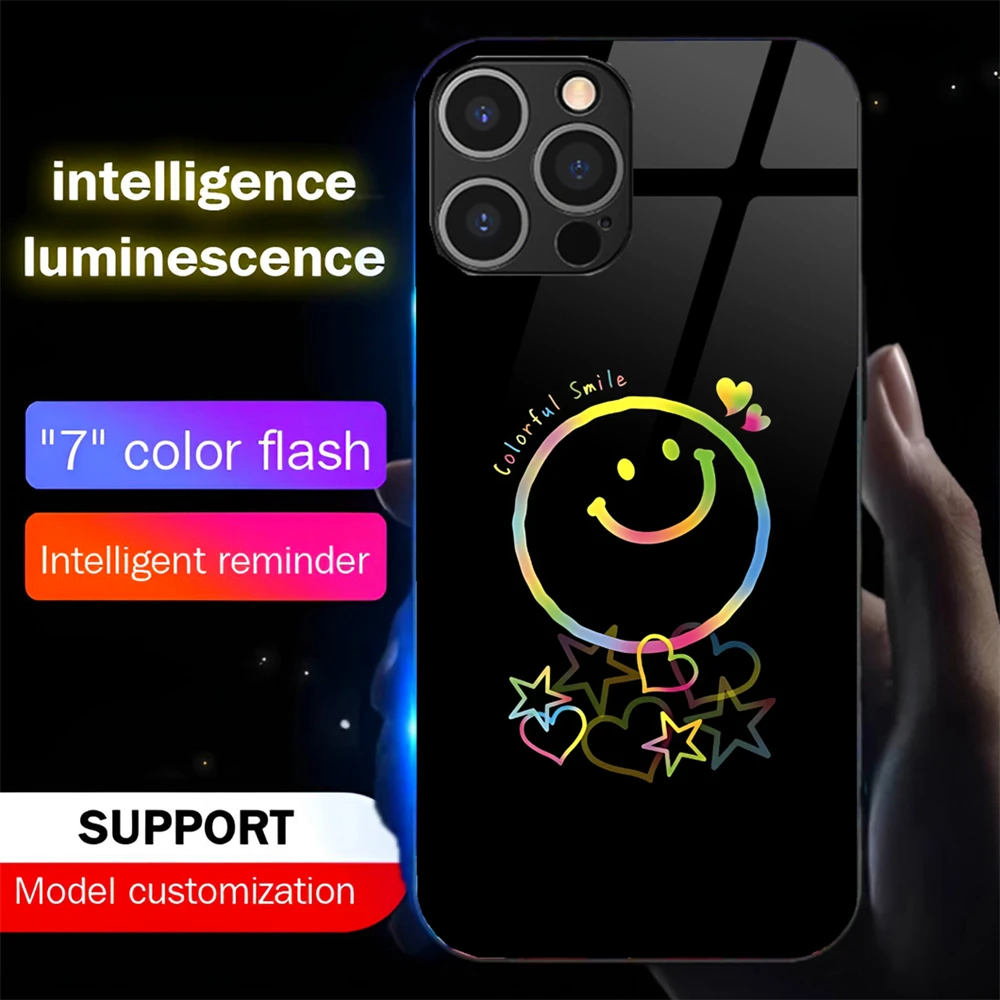 Lovely Smile Cartoon LED Light Up Phone Case Glowing Back Cover For Samsung S26 S25 S24 S23 S22 S21 FE Note 20 Plus Ultra
Lovely Smile Cartoon LED Light Up Phone Case Glowing Back Cover For Samsung S26 S25 S24 S23 S22 S21 FE Note 20 Plus Ultra