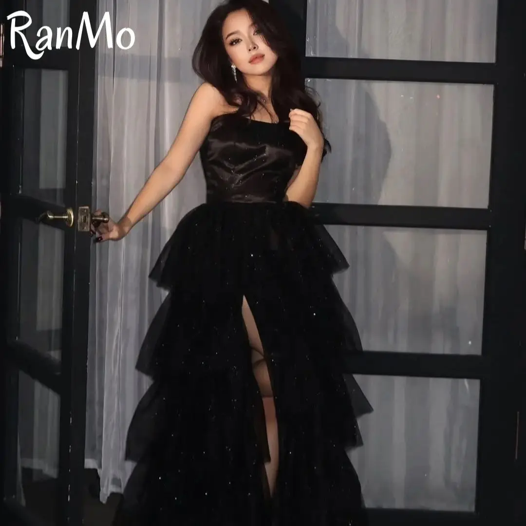 Ranmo Customized Matching Elegant Tulle Pleat Sequined Tiered Draped A-line Strapless Long Dresses Bespoke Occasion Dresses
Ranmo Customized Matching Elegant Tulle Pleat Sequined Tiered Draped A-line Strapless Long Dresses Bespoke Occasion Dresses