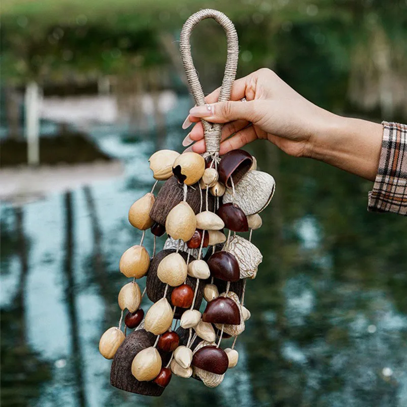 Natural Fruit Shell Bell Yoga Meditation Wind Chime Sound Healing Mindfulness Handbell Outdoor Hanging Therapy Nut Shell Bells
Natural Fruit Shell Bell Yoga Meditation Wind Chime Sound Healing Mindfulness Handbell Outdoor Hanging Therapy Nut Shell Bells