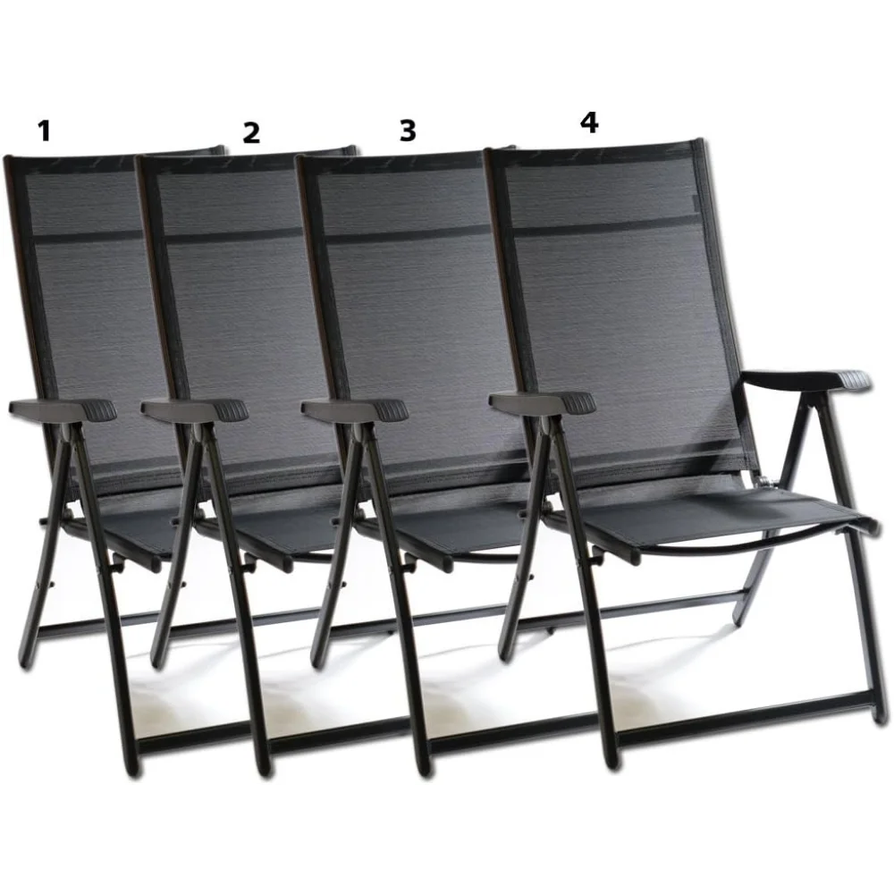 Heavy Duty Durable Adjustable Reclining Folding Chair Outdoor Indoor Garden Pool (4)
Heavy Duty Durable Adjustable Reclining Folding Chair Outdoor Indoor Garden Pool (4)