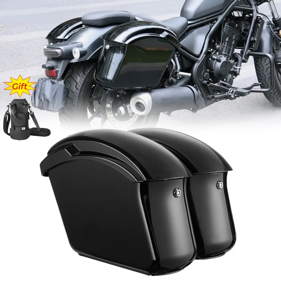 22L Universal Motorcycle Hard Saddlebags Luggage Bag For Dyna VRod Vstar 650VTX
22L Universal Motorcycle Hard Saddlebags Luggage Bag For Dyna VRod Vstar 650VTX