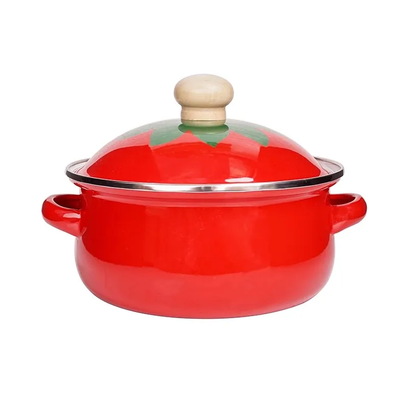 Эмалированный томатный горшок с двойными ушками 18 см, кастрюля на пару с крышкой для сохранения свежести, газовая электромагнитная плита.
Эмалированный томатный горшок с двойными ушками 18 см, кастрюля на пару с крышкой для сохранения свежести, газовая электромагнитная плита.