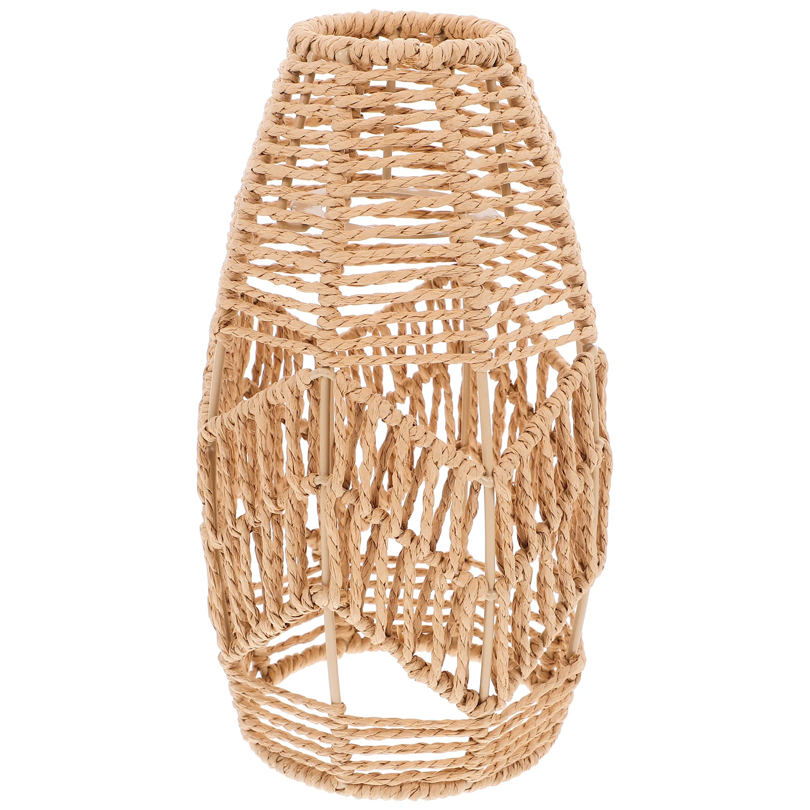 1pc Handwoven Paper Rope Pendant Lampshade Natural Rattan Woven Ceiling Light Cover For Bedroom Living Room Decor Soft Lighting
1pc Handwoven Paper Rope Pendant Lampshade Natural Rattan Woven Ceiling Light Cover For Bedroom Living Room Decor Soft Lighting