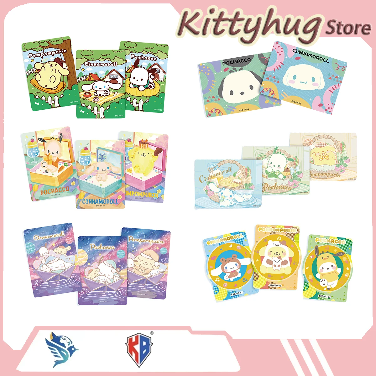 Оригинальные коллекционные карточки Kabao Sanrio: Dog Park, Cinnamoroll, Pompompurin, Pochacco – аниме-мерч, подарок для фанатов игрушек
Оригинальные коллекционные карточки Kabao Sanrio: Dog Park, Cinnamoroll, Pompompurin, Pochacco – аниме-мерч, подарок для фанатов игрушек