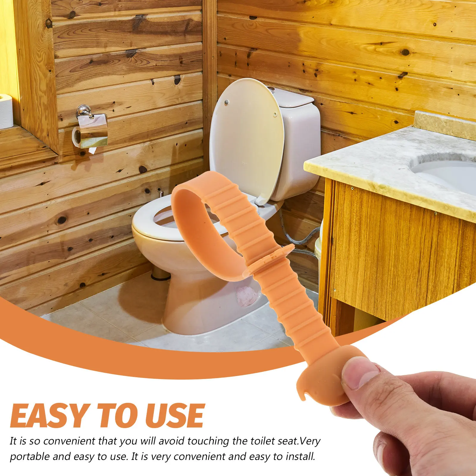 2Pcs Ergonomic Toilet Seat Lifter with Extended Handle Hygienic Touchless Lid Control for Family Elderly Toilet
2Pcs Ergonomic Toilet Seat Lifter with Extended Handle Hygienic Touchless Lid Control for Family Elderly Toilet