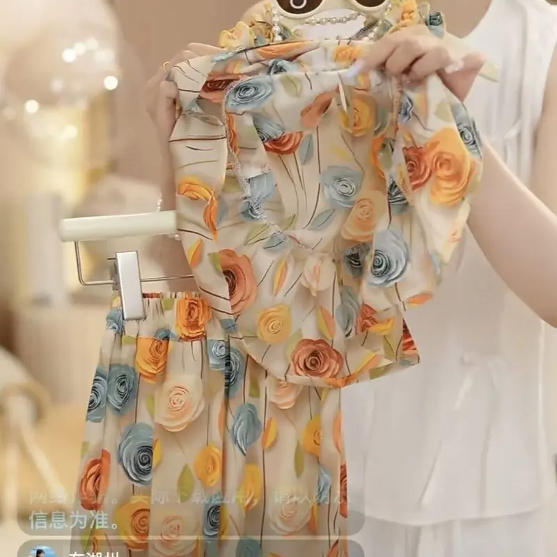Girls Clothing Sets for Summer Kids Flower Print Cotton T Shirt and Pants 2 Pcs Suit
Girls Clothing Sets for Summer Kids Flower Print Cotton T Shirt and Pants 2 Pcs Suit