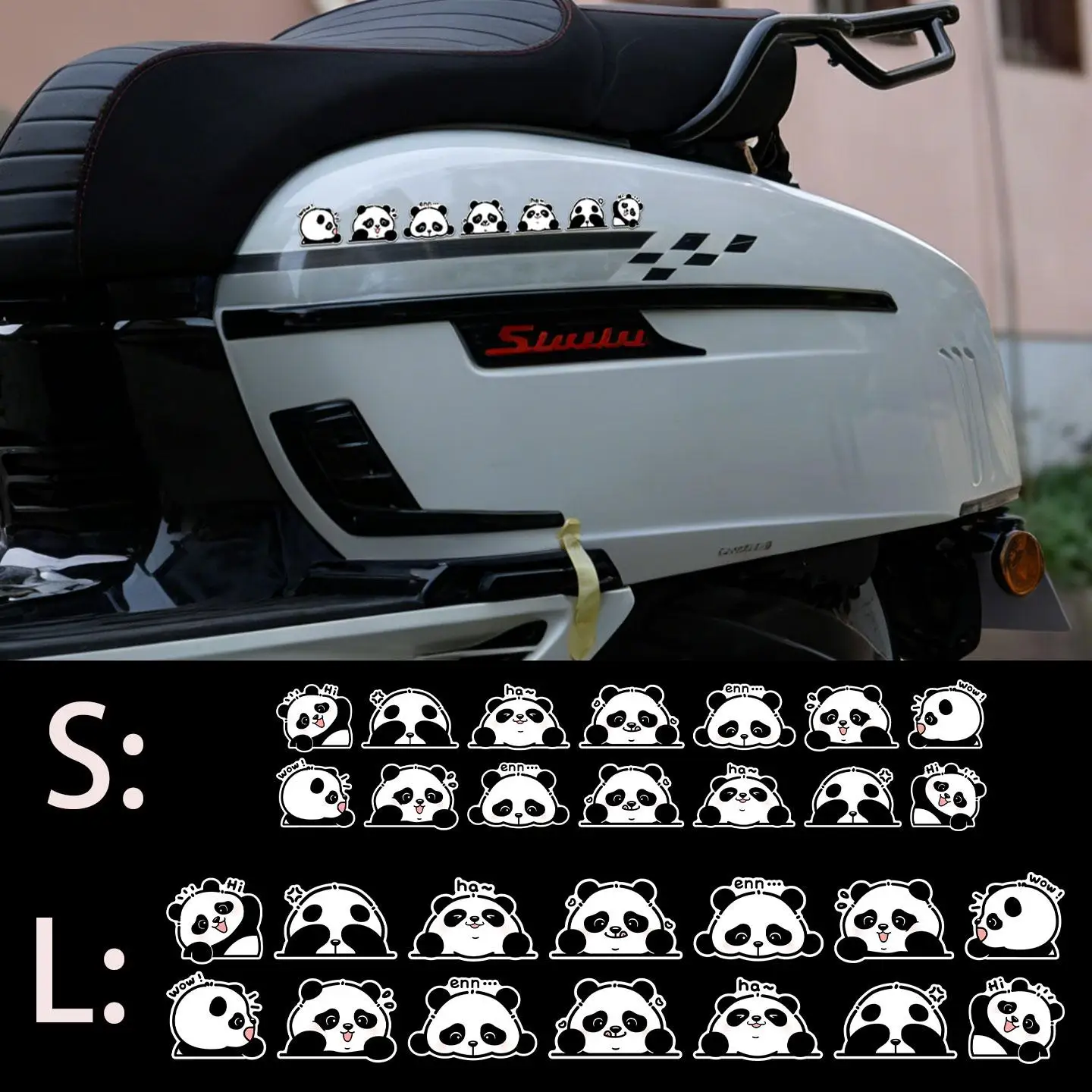 Cute Panda Cartoon Vinyl Sticker for Car Motorcycle Laptop – Waterproof Decal
Cute Panda Cartoon Vinyl Sticker for Car Motorcycle Laptop – Waterproof Decal